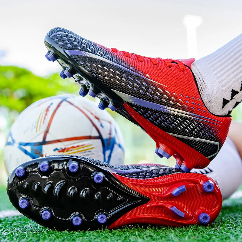 Nouvelles chaussures de football pour hommes, crampons antidérapants, baskets d'entraînement pour adultes, chaussures de football de haute qualité, baskets unisexes pour garçons, livraison directe