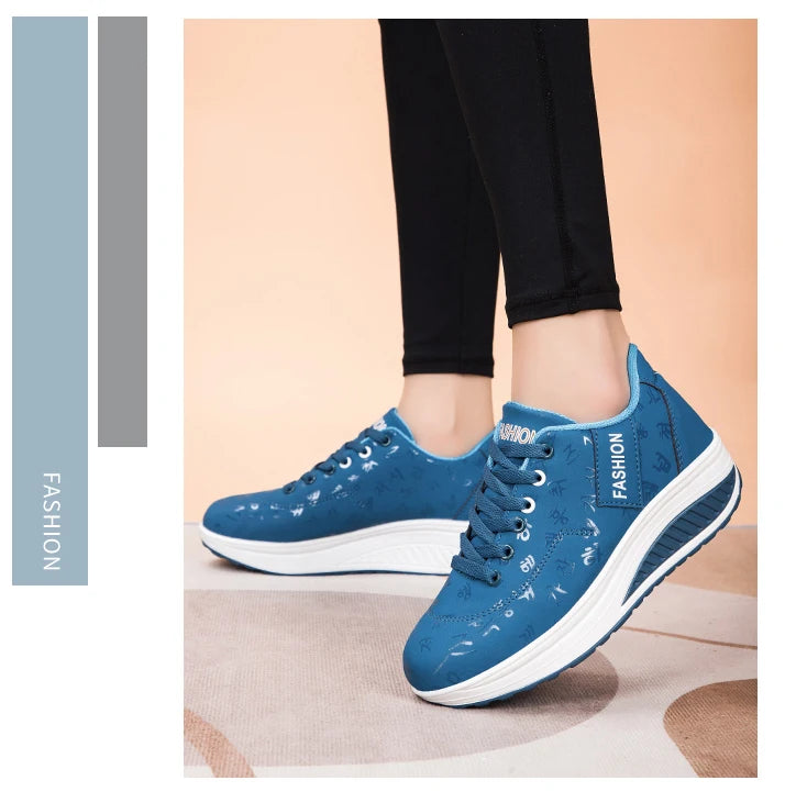 Damen-Sneaker, modische vulkanisierte Damenschuhe, flache Damenschuhe zum Wandern, Plateauschuhe, Übergrößen, Zapatillas Mujer