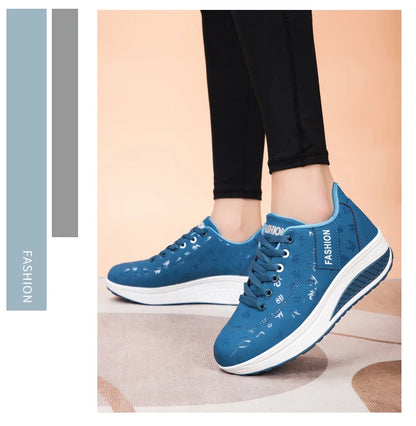 Damen-Sneaker, modische vulkanisierte Damenschuhe, flache Damenschuhe zum Wandern, Plateauschuhe, Übergrößen, Zapatillas Mujer