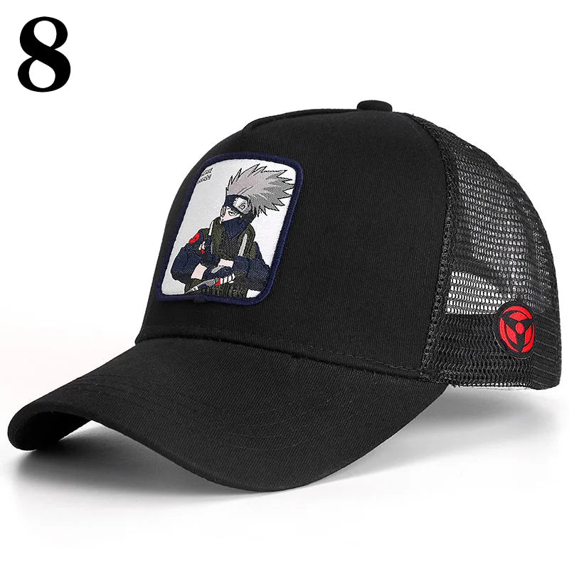 Dragon Ball Anime Character Printed Baseball Cap For Men And Women Hip Hop Hat Truck Driver Mesh Hat Summer Outdoor Sunshade