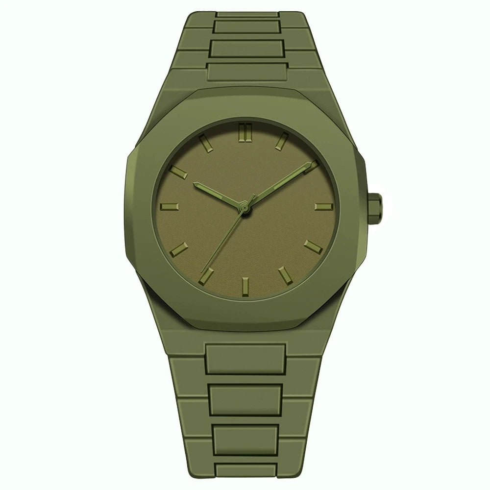 New Fashion Men Luxury Calendar Watch Women Business Casual Quartz Watches Sports Plastic Watch Students Watches Reloj Hombre