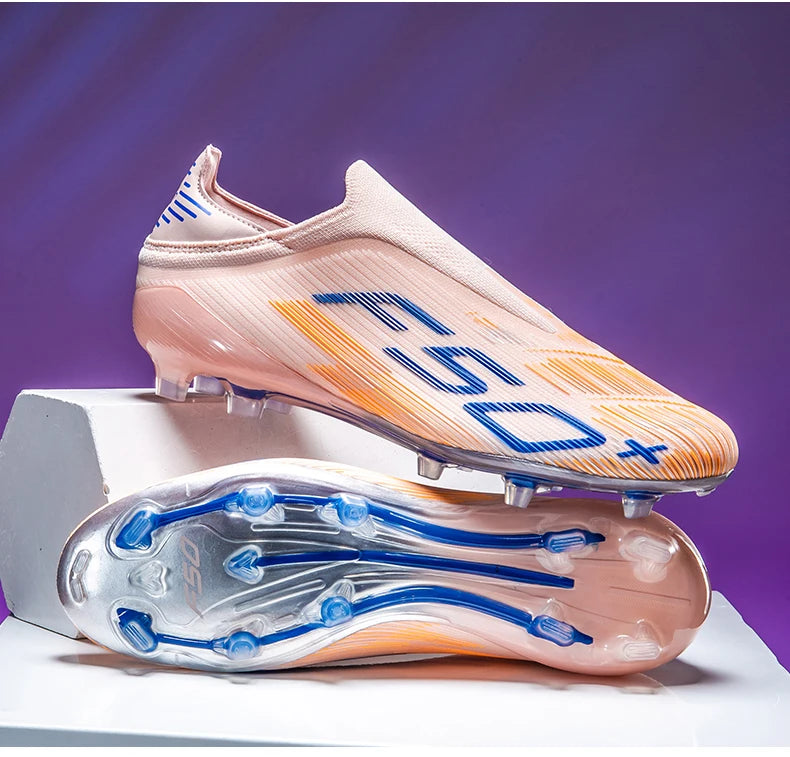 New Men’s Soccer Shoes Grass Football Boots Ultralight Sport Comfortable Indoor Cleats Non-Slip FG Turf Futsal Adult Non-Slip