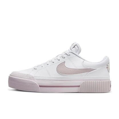Nike Court Legacy Lit Leather Comfort Slip-Resistant Cushioning Durable Low-Top Tennis Shoe Women's DM7590-100