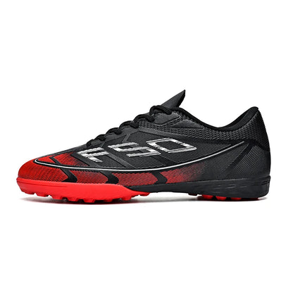 Chaussures de football FG/TF populaires, crampons de football unisexes à tige basse, baskets de football pour terrain, crampons d'entraînement rapides, crampons antidérapants à pointes longues