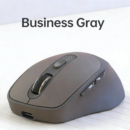 Bezdrôtová myš FREEWOLF X7 Bluetooth 2.4G, dvojrežimová, tichá, nabíjateľná, 4000DPI, indikátor batérie, ergonomická, pre PC, Mac a notebooky