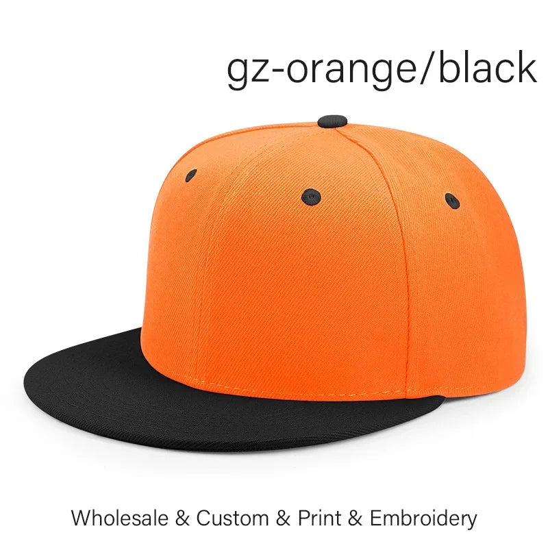 SLECKTON Custom Logo Hats High-quality Hiphop Snapback Caps Letter Embroidery Brand Design Trucker Cap Wholesale Hat Adult