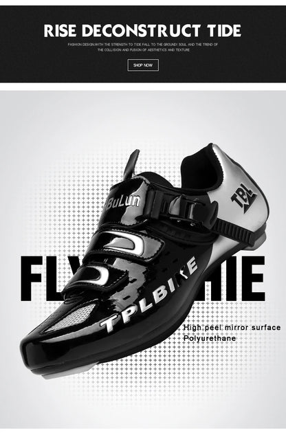 New Men's and Women's Bicycle Shoes,Outdoor Cycling Shoes,Three Functional Soles,Professional Training Shoes