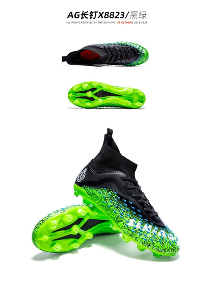 Professionelle fodboldsko til mænd, fodboldstøvler til klubbrug, originale indendørs fodboldsko, støvler til bane, græs og træning, TF/FG-sneakers