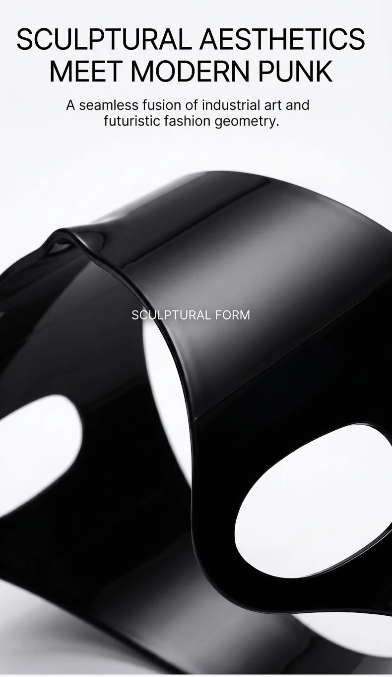 Oversized One-Piece Shield Punk Sunglasses Women 2026 Luxury Brand Sports Rimless Windproof Mask Sun Glasses Wrap Around Eyewear