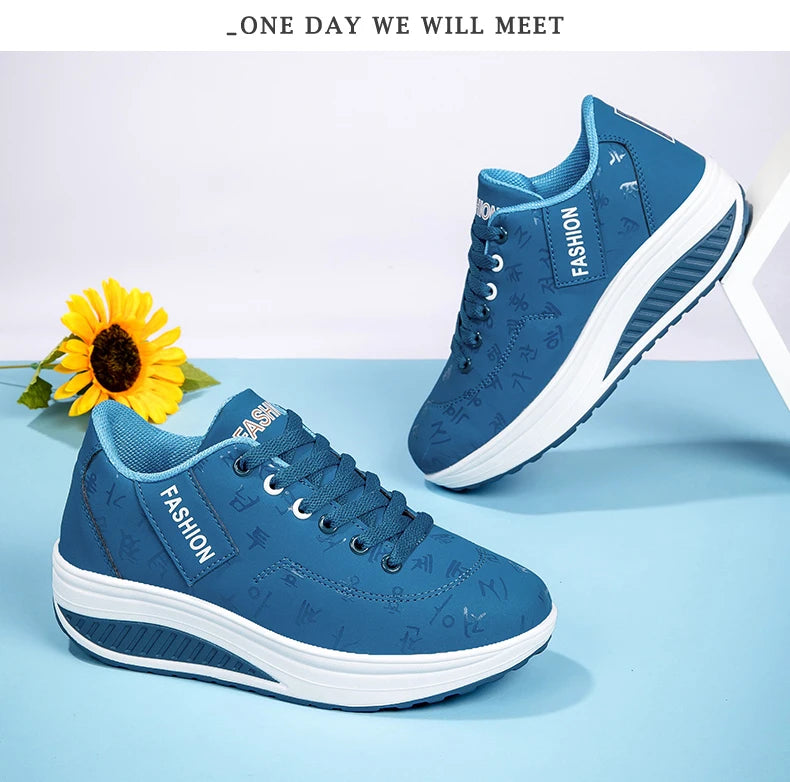Damen-Sneaker, modische vulkanisierte Damenschuhe, flache Damenschuhe zum Wandern, Plateauschuhe, Übergrößen, Zapatillas Mujer