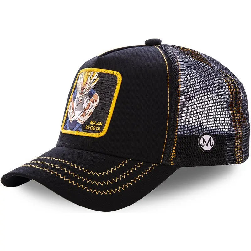 High Quality Dragon Ball Z Styles Anime Son Goku Cotton New Baseball Cap Men Women Hip Hop Dad Adjustable Mesh Hat Trucker Hat
