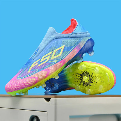 New Men's Soccer Shoes Grass Adult Non-Slip Football Boots Ultralight Sport Indoor Cleats FG Turf Futsal Comfortable
