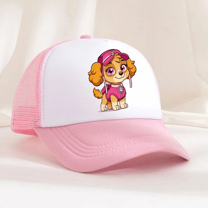 Baseball Cap for boys Girls Summer Adjustable Sun Hat Anime Paw Patrols Chase Skye Cute Retro Sunbonnet Adult Headgear Gift