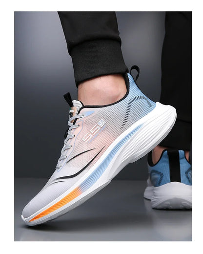 Carbonplaat marathonschoenen voor heren, casual sneakers met luchtkussen, luxe, comfortabel en lichtgewicht, sportieve hardloopschoenen voor heren