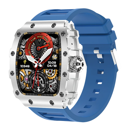 New Trend Smart Watch 1.76 inch AMOLED 3D Dynamic Dial IP67 Waterproof Bluetooth Call NFC Voice Assistant Men Sports Smartwatch