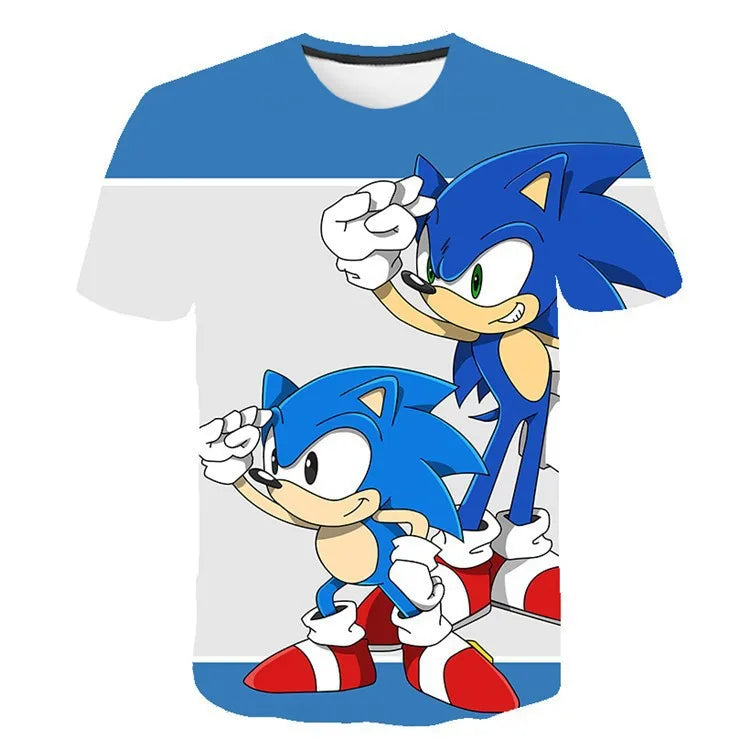 spuer speed Game 3D Character T-shirt for Boys Girls Short Sleeve Summer men women clothes Casual Tee tops