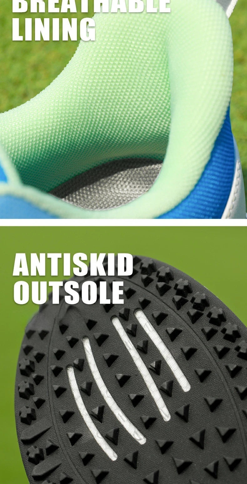 PGM Men Golf Shoes Ultra Soft Sole Knob Shoelaces Breathable Anti Slip Outdoor Sports Sneakers XZ412