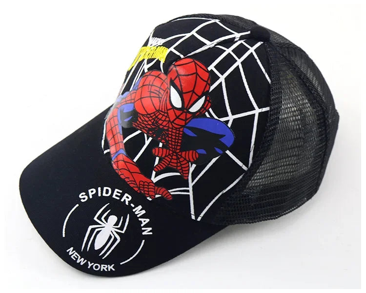 Spiderman Baseball Cap Boys Girls Hats Superhero Peripheral Sunhat Childrens Birthday Gift Cosplay Props Fashion Caps