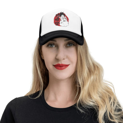 Son gohan D-Dragon Ball Z Trucker Hat Unisex Outdoor  Hats Trucker Worker Cap Trucker Cap Snapback Caps Mesh Baseball Caps