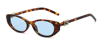 Sexy Cat Eye Sunglasses Women Vintage Small Frame Leopard Sun Glasses Female Black Shades Ladies Fashion Eyewear Oculus De Sol