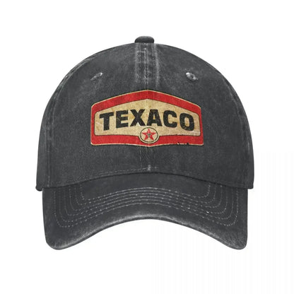 Olja och gas Texaco Klassisk T-shirt Cowboyhatt Westernhatt Damhattar för solskydd Herrhattar
