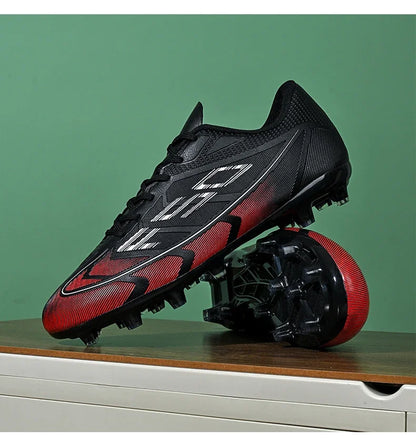 Nouvelles chaussures de football pour hommes, chaussures de sport ultralégères, chaussures de football pour matchs en plein air, futsal, haute cheville, respirantes, antidérapantes, de haute qualité