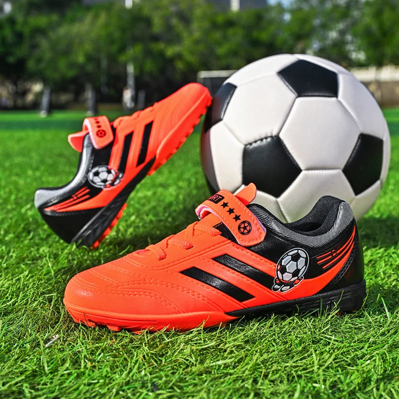 Chaussures de football pour enfants, garçons et filles, crampons de football à tige basse, baskets d'entraînement en plein air pour enfants, bottes de football tendance pour étudiants