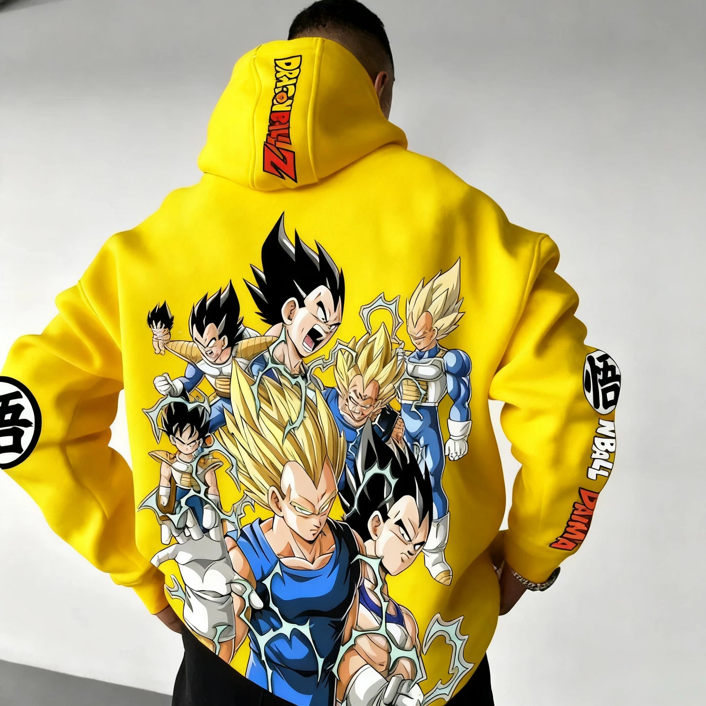 Dragon Ball Z Anime Hoodie Men Women Cotton Streetwear Casual Pullover Sweatshirt Cartoon Print Goku Vegeta Jacket Spring Autumn