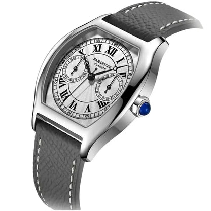 FARASUTE 36mm Luxury Retro Men Quartz Watch VH64 Movement Stainless Steel Sports Fashion Sapphire Glass Waterproof Watch Relogio