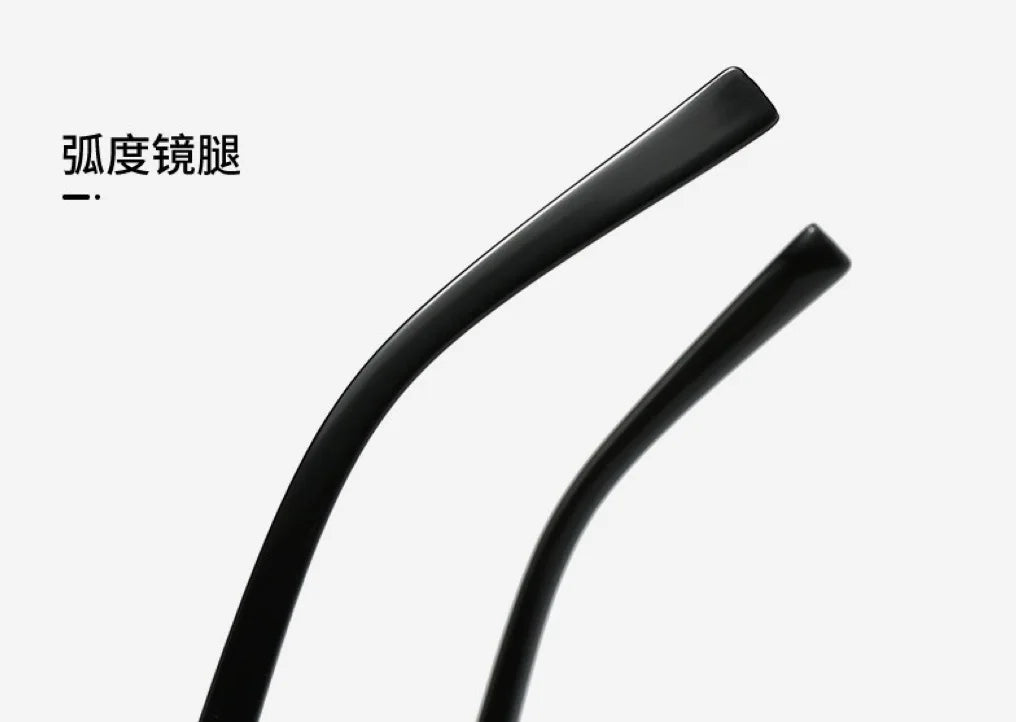 New Rimless Sunglasses Oval Fashion Popular Women Men Shades Small Ellipse Sun Glasses for Female Male Party Traveling Glasses
