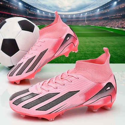 New Men's Football Boots Adult's Soccer Field Shoes Teenager's Sports Cleats Outdoor Grass Training Boots High Quality Sneakers