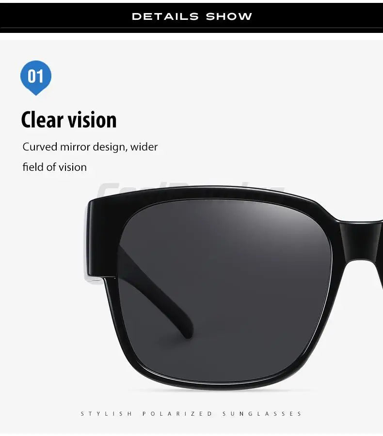 Fit Over myopia glasses cover Sunglasse Polarized Men Women UV400 Goggles Outdoor Travel Driving Anti-Glare Cover Sun Glasses