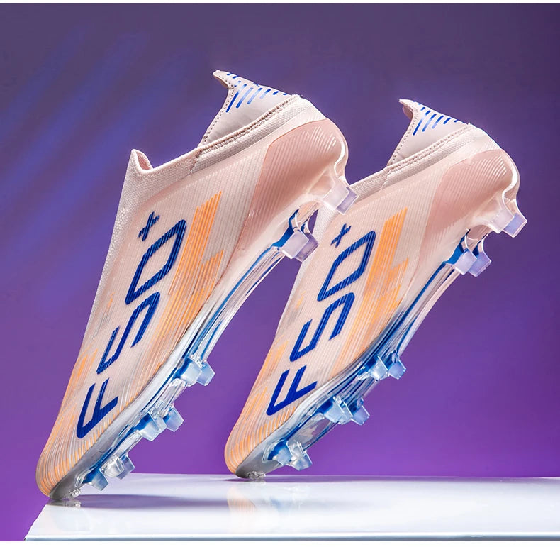 New Men’s Soccer Shoes Grass Football Boots Ultralight Sport Comfortable Indoor Cleats Non-Slip FG Turf Futsal Adult Non-Slip