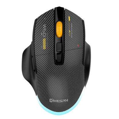 Bezdrátová herní myš Bluetooth, kabelová/bezdrátová RGB myš s 12800 DPI a 7 programovatelnými tlačítky, pro PC, notebook, gaming