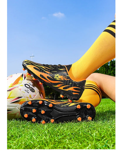 Nouvelles chaussures de football pour homme, chaussures de football professionnelles, baskets confortables pour les matchs en plein air, chaussures de sport antidérapantes pour garçons, unisexe