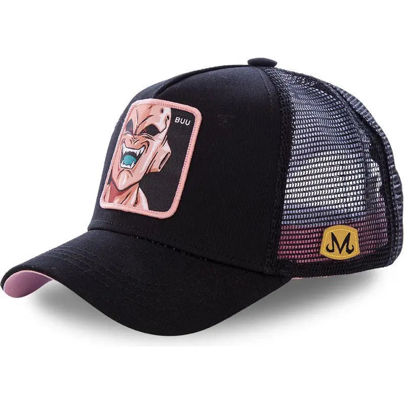 High Quality Dragon Ball Z Styles Anime Son Goku Cotton New Baseball Cap Men Women Hip Hop Dad Adjustable Mesh Hat Trucker Hat