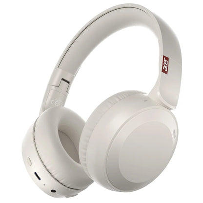 Acer OHR205 – écouteurs sans fil Bluetooth 6.0, casques pliables supra-auriculaires avec haut-parleurs de 40mm, coussinets en mousse à mémoire de forme pour voyage et bureau