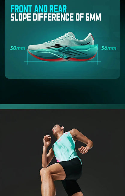 QIAODAN Feiying PB6.0 Men Running Shoes Professional Marathon Full Palm Suspended Carbon Board Racing Race Sneakers QDB023261299