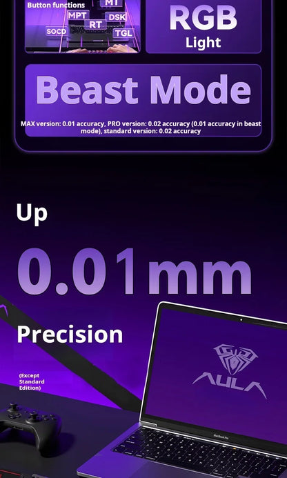 AULA WIN60 HE Wired Connection Magnetic Axis Keyboard RT Custom Mechanical Keyboard for E-sports Games 8K Polling Rate
