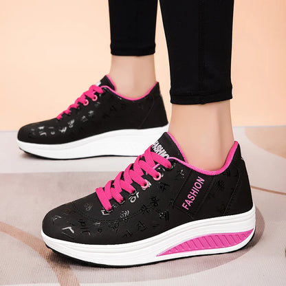 Damen-Sneaker, modische vulkanisierte Damenschuhe, flache Damenschuhe zum Wandern, Plateauschuhe, Übergrößen, Zapatillas Mujer