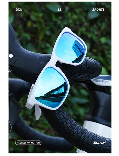 SCVCN Women's Sunglasses 2026 Polarized Men Camping Hiking Driving Glasses Sports UV400 Lenses Y2K Glasses Luxury Eyewear