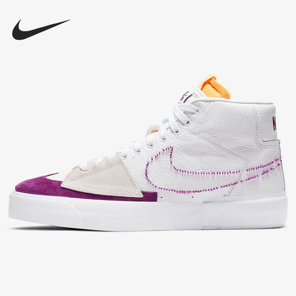Nike genuine SB BLAZER ZOOM men's and women's mid top skateboard shoes DA2189-100