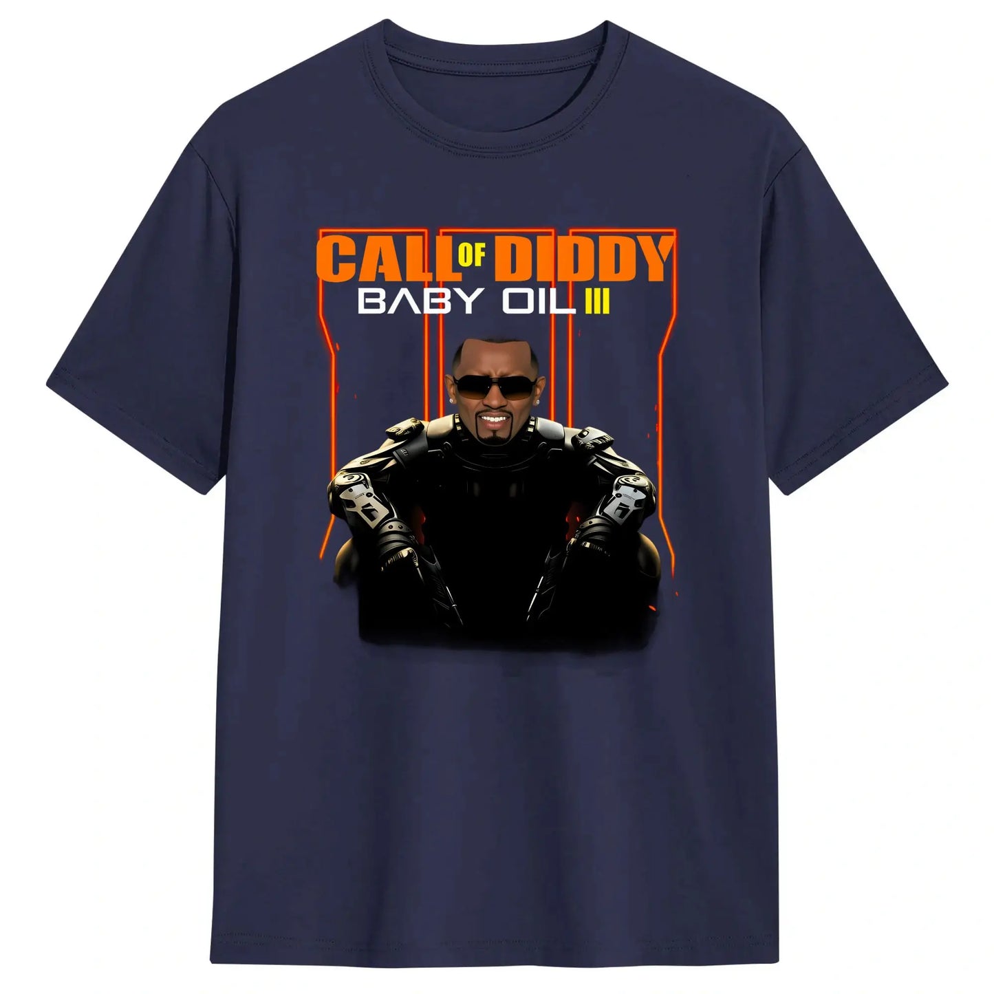 Men Funny Call of Diddy Meme T Shirt  Cotton Clothing Fashion Short Sleeve Crew Neck Tee Shirt Classic T-Shirt
