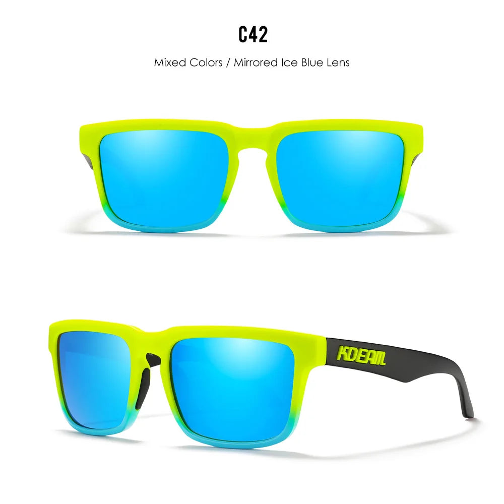 Kdeam High Quality Original Brand Design Polarized Sunglasses for Women Men Fashion Unisex  Trendy Outdoor Eyewear For Couple