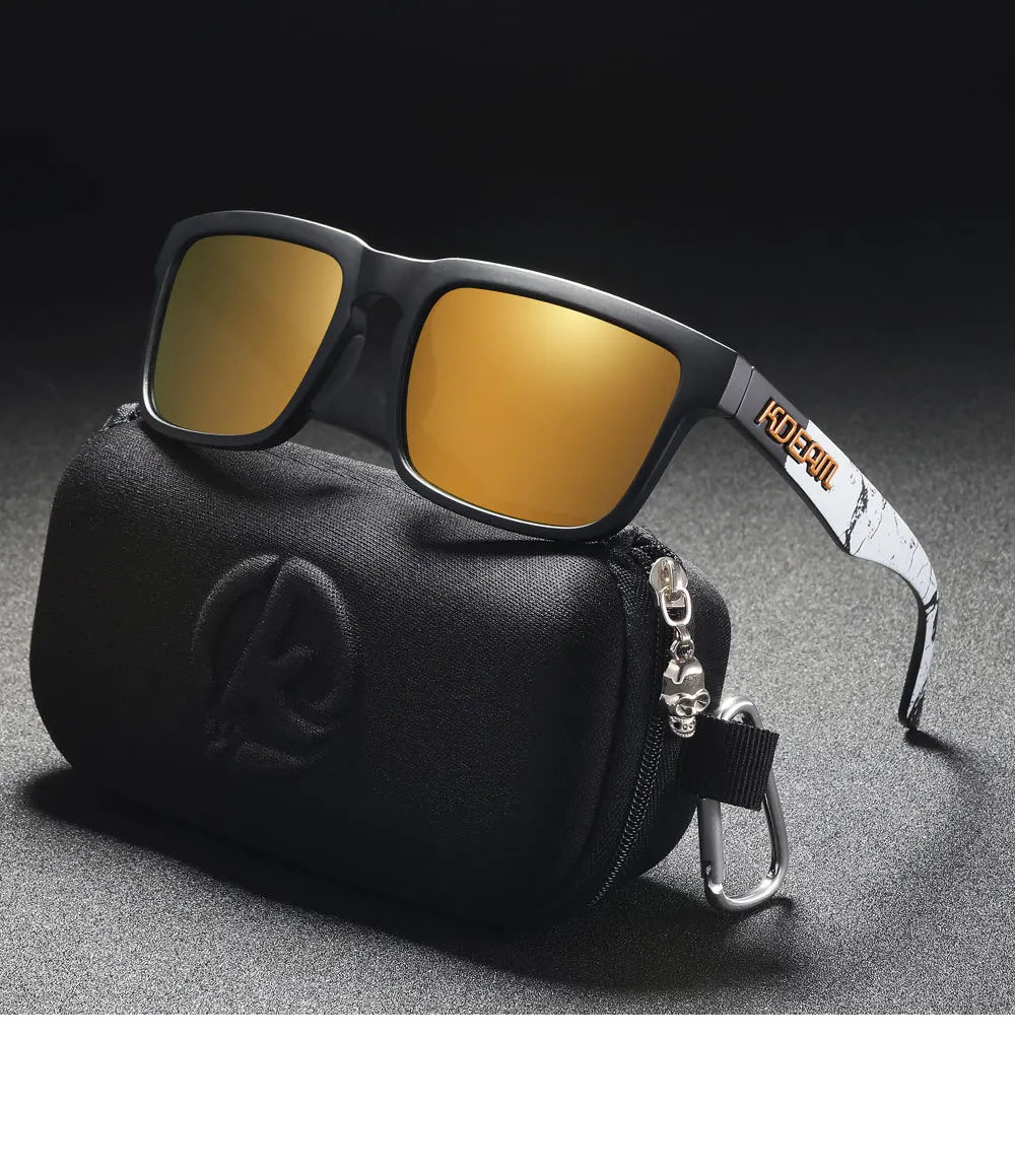 Kdeam High Quality Original Brand Design Polarized Sunglasses for Women Men Fashion Unisex  Trendy Outdoor Eyewear For Couple