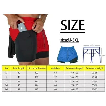 Dragon Ball Peripheral Printing Double-layer Shorts GOKU American Sports Comfortable Fashion Summer Men's Loose Breathable Pants