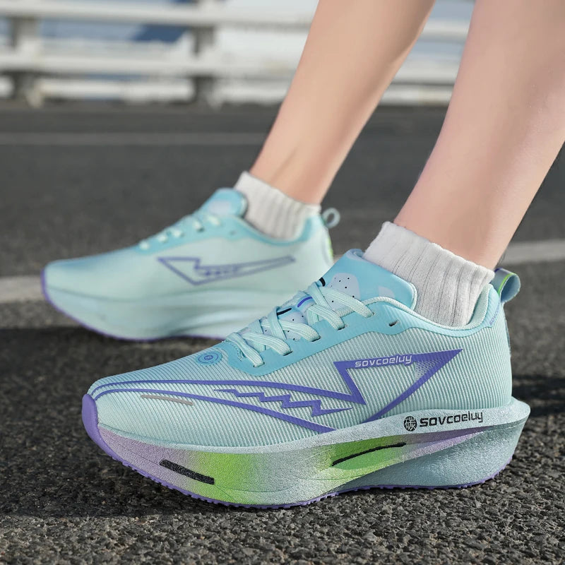 Zapatillas de running para hombre, transpirables y antideslizantes, para deportes al aire libre, tenis, para mujer, zapatillas informales, maratón, footing, caminar, zapatos planos