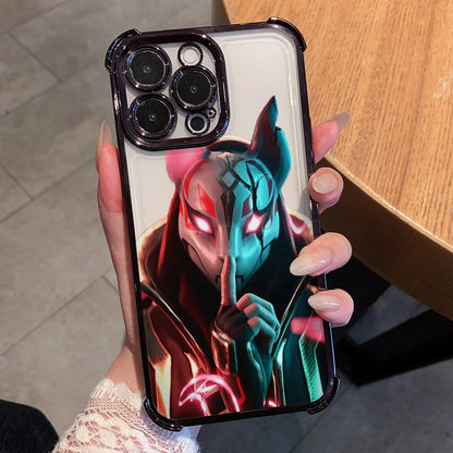 Etui na telefon Anime Fortnites Game Plating do Xiaomi Redmi A7 15 A3 15C 14C K50 A1 Note 15 14 13 12 12s Pro Plus 4G 5G, odporne na upadki