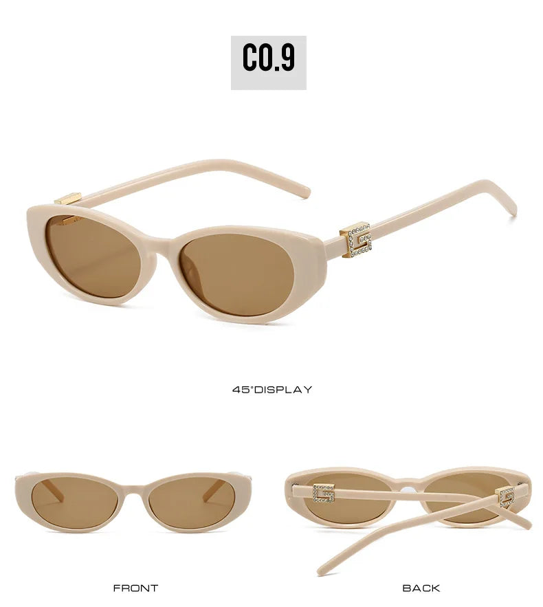 Sexy Cat Eye Sunglasses Women Vintage Small Frame Leopard Sun Glasses Female Black Shades Ladies Fashion Eyewear Oculus De Sol