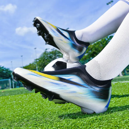 Chaussures de football pour hommes, chaussures de football pour femmes, chaussures de terrain synthétique pour l'extérieur